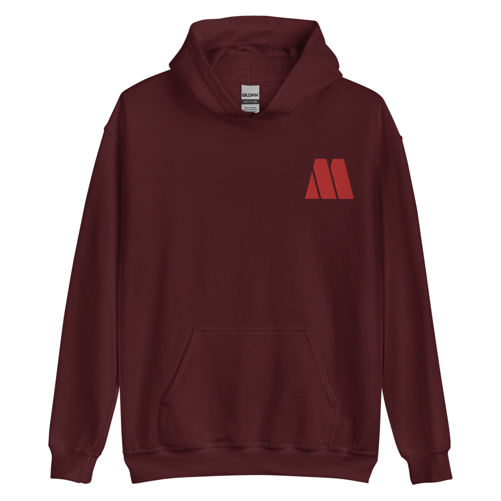 Logo Tonal Hoodie - Maroon