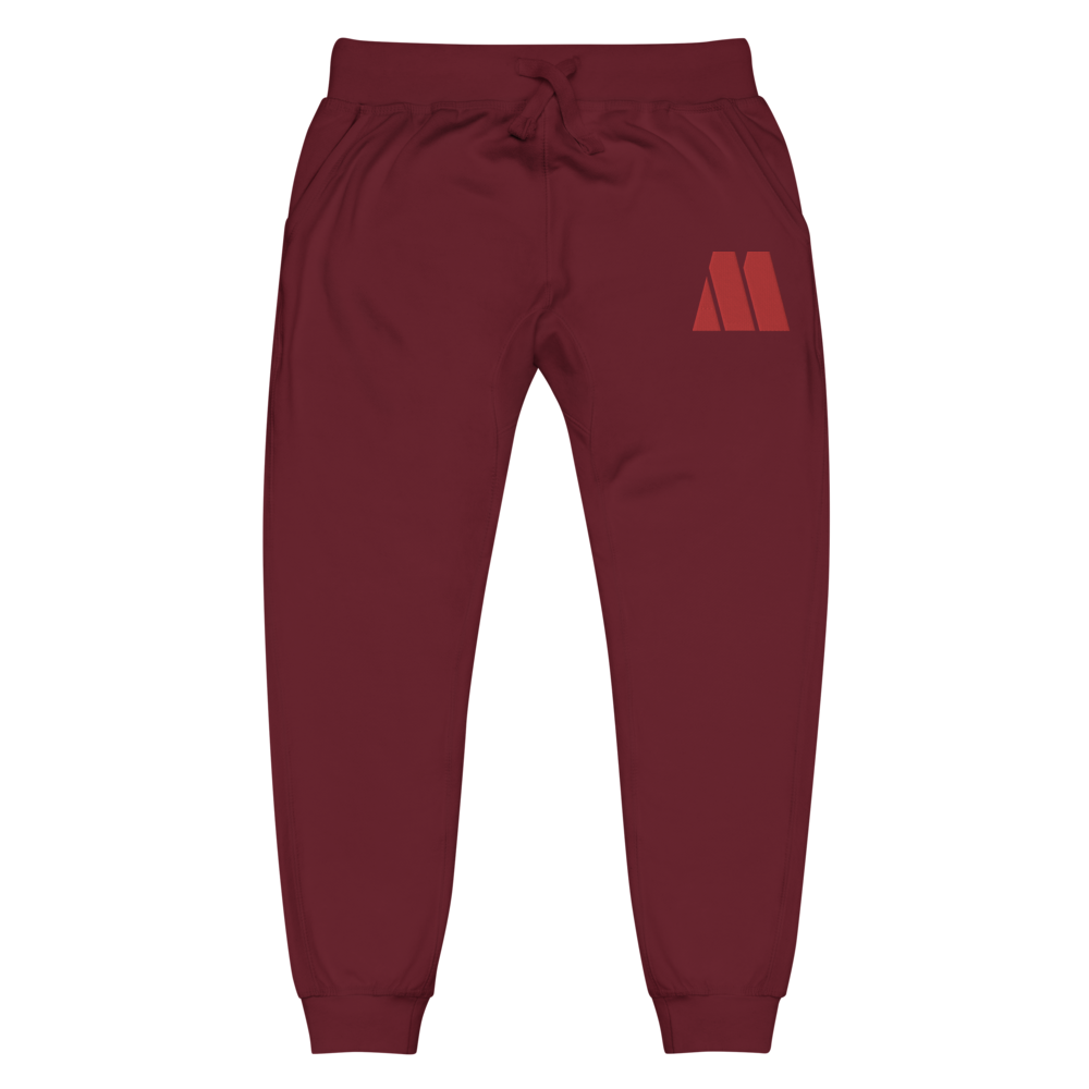 Logo Tonal Joggers - Maroon