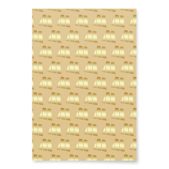 Gold Logo Wrapping Paper
