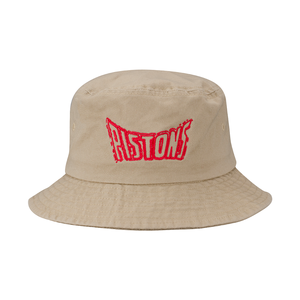 Pistons x Motown Embroidered Sand Bucket Hat - Motown Records