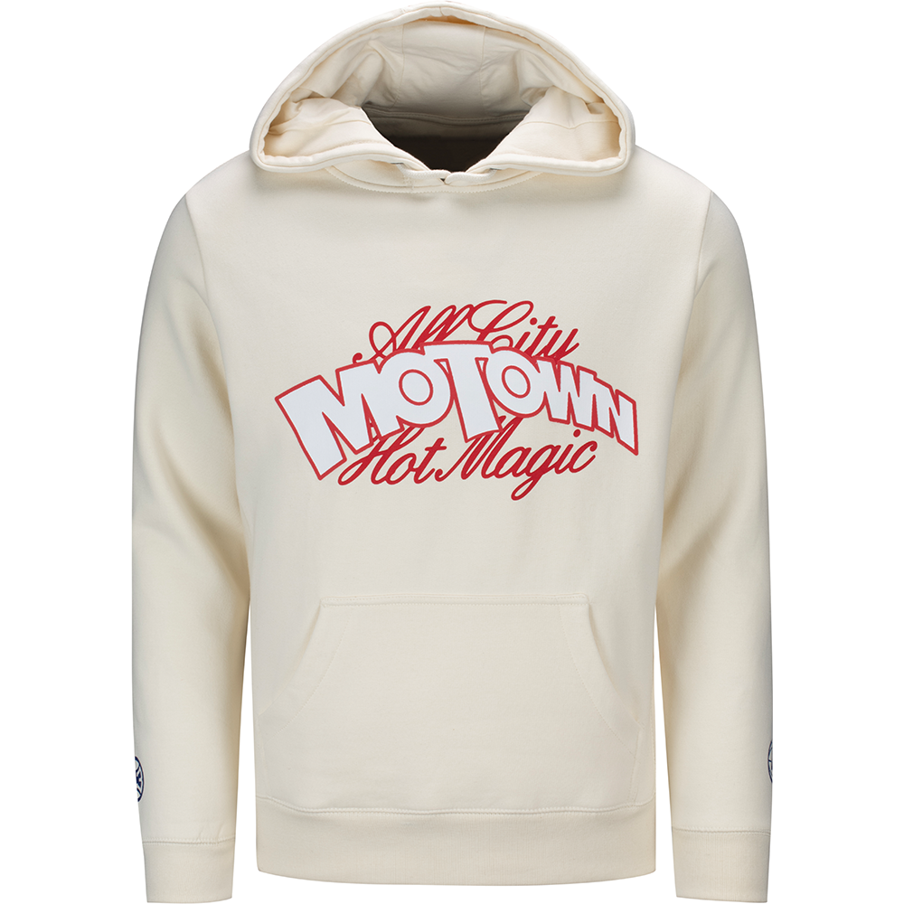 Pistons x Motown All City Hot Magic Cream Hoodie Front