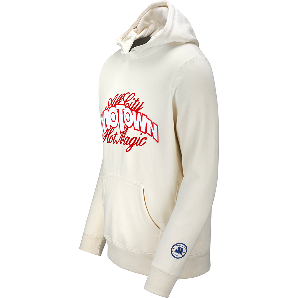Pistons x Motown All City Hot Magic Cream Hoodie Side 1
