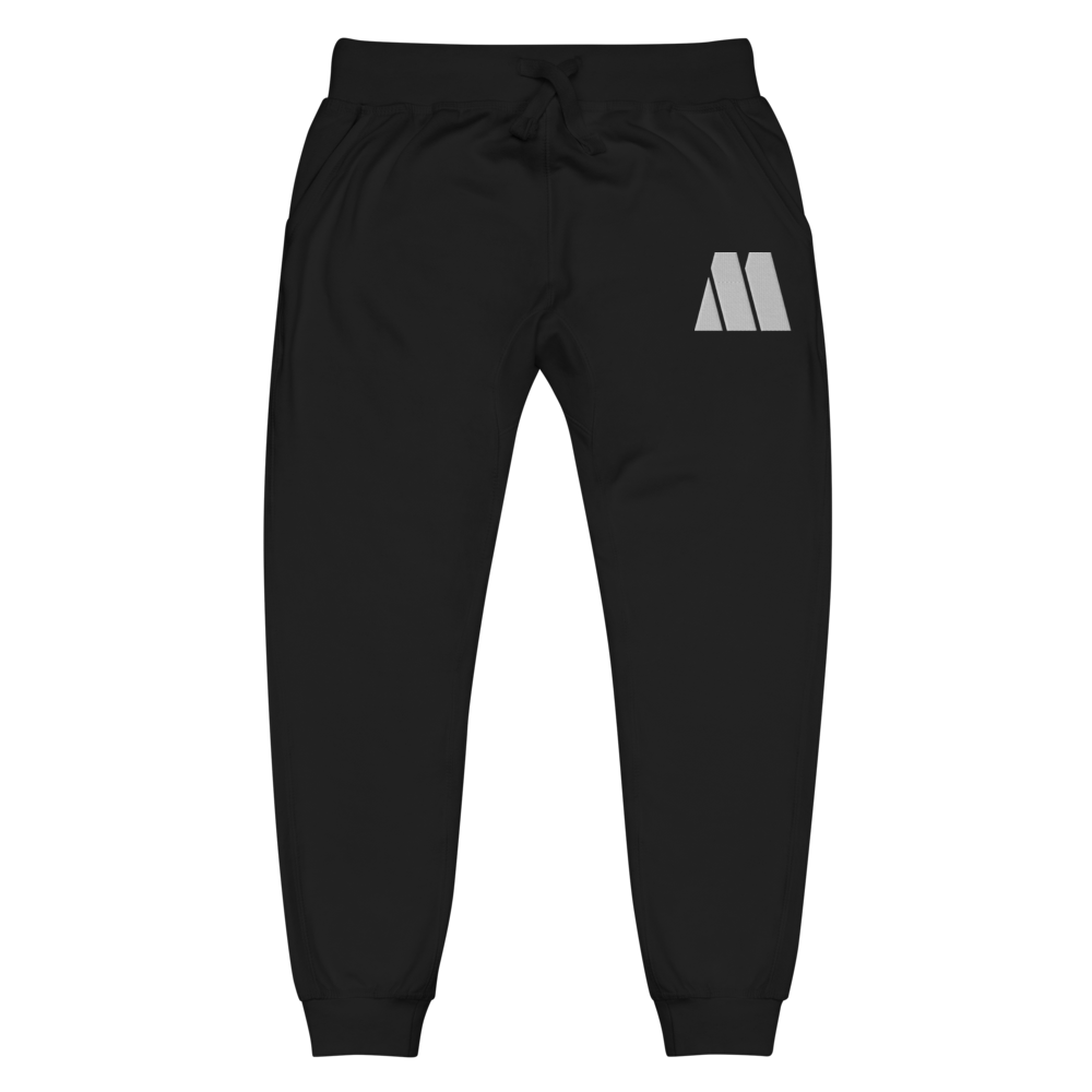 Logo Tonal Joggers - Black front