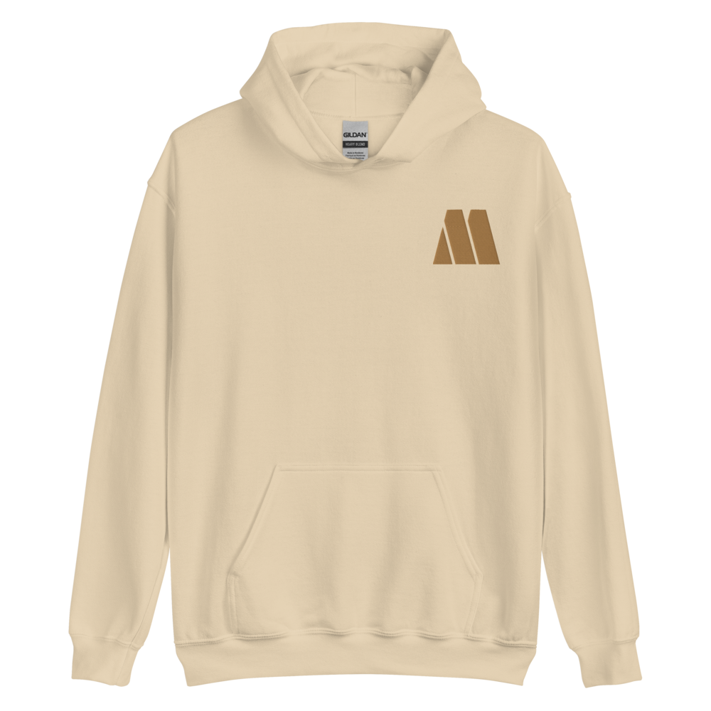 Logo Tonal Hoodie - Sand front