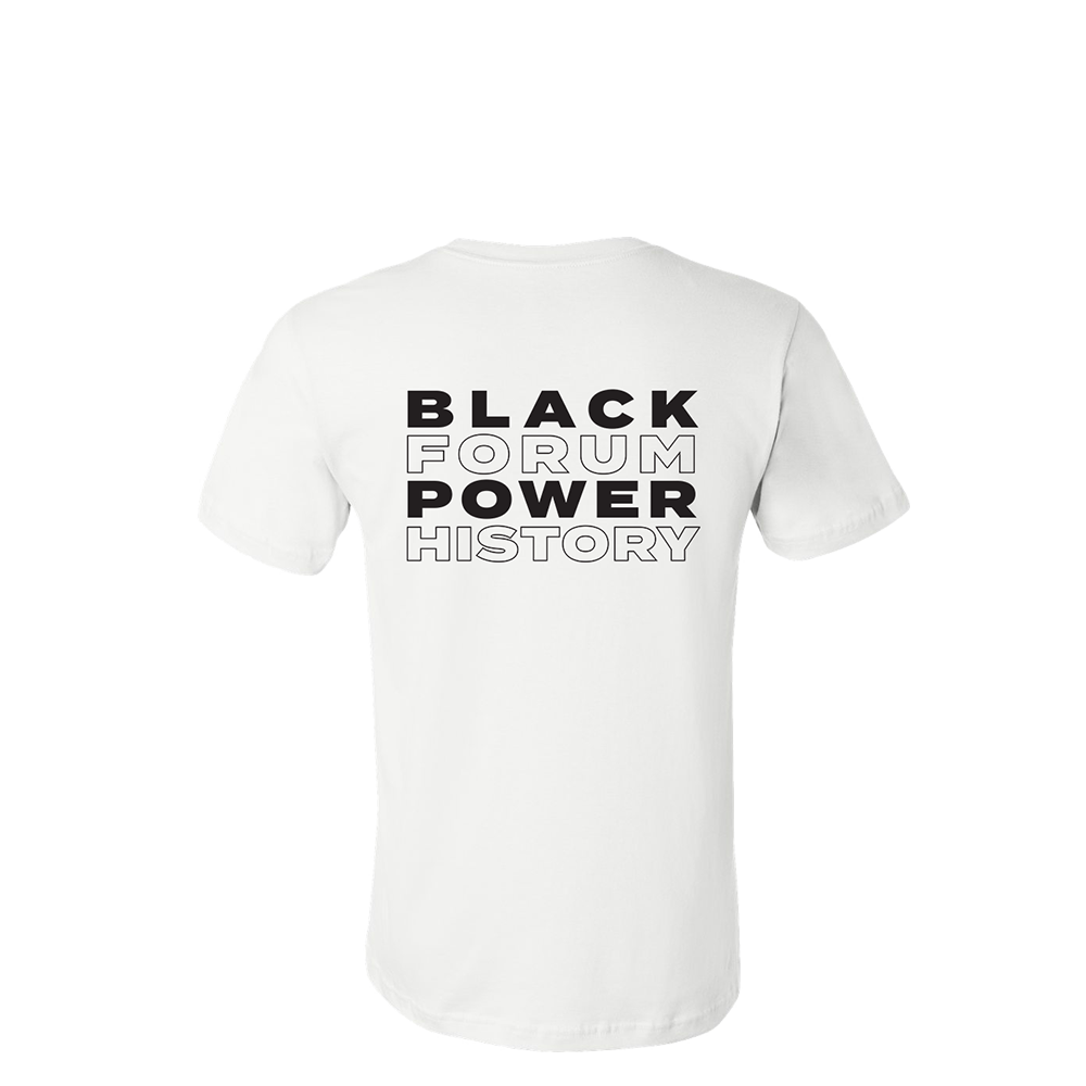 Black History Month White T-Shirt Back