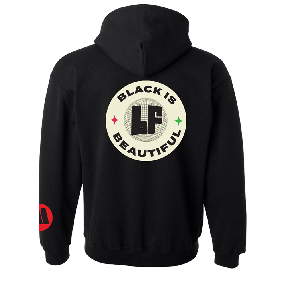 Black History Month Black Hoodie Back