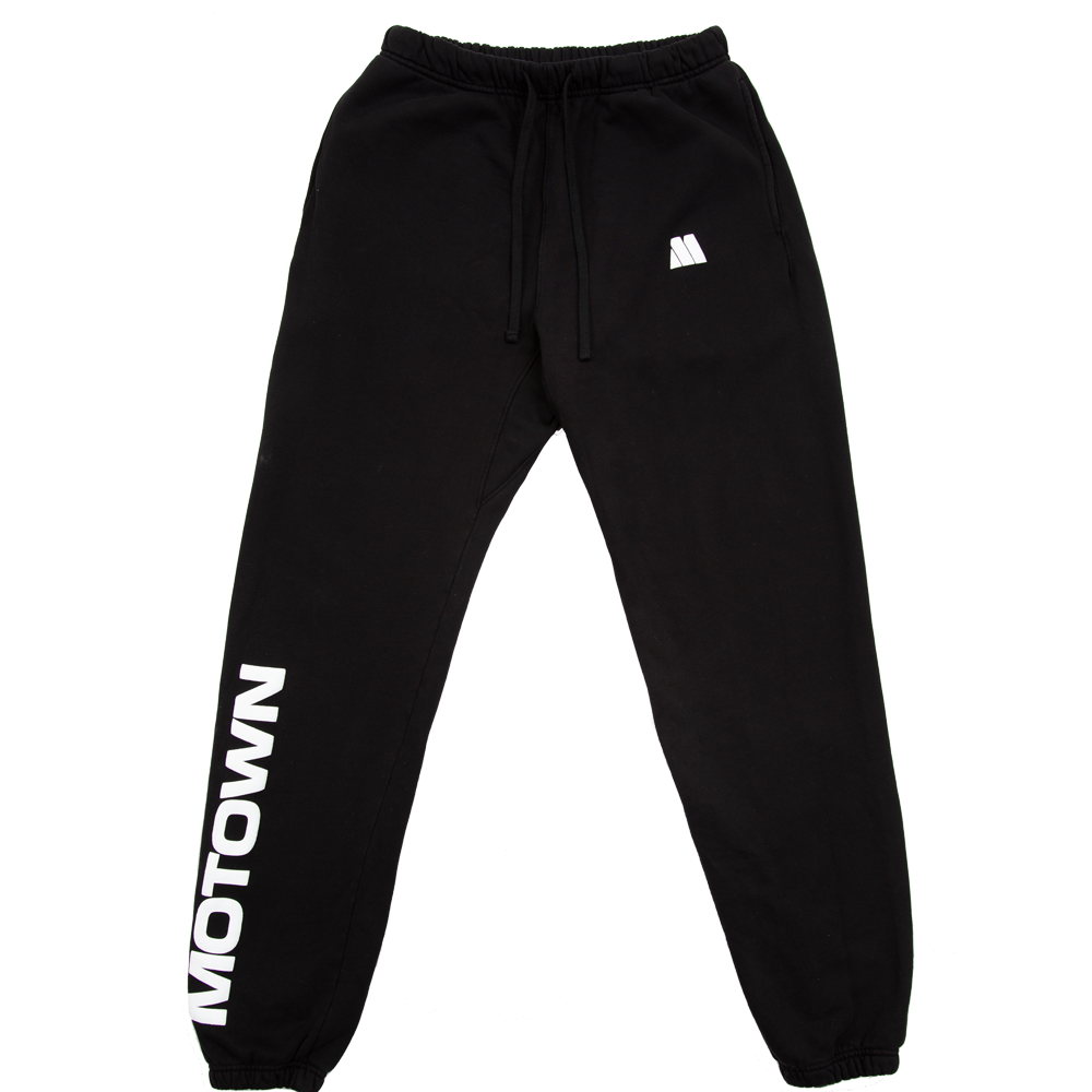 Black Motown Essentials Sweatpants Front