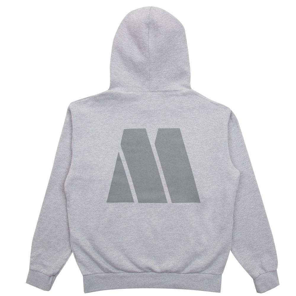 Grey Motown Essentials Hoodie Back