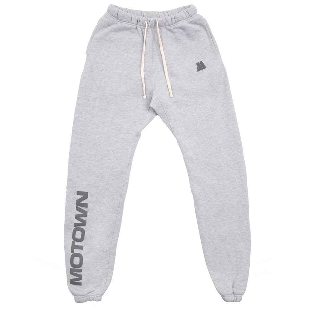 Grey Motown Essentials Sweatpants Front