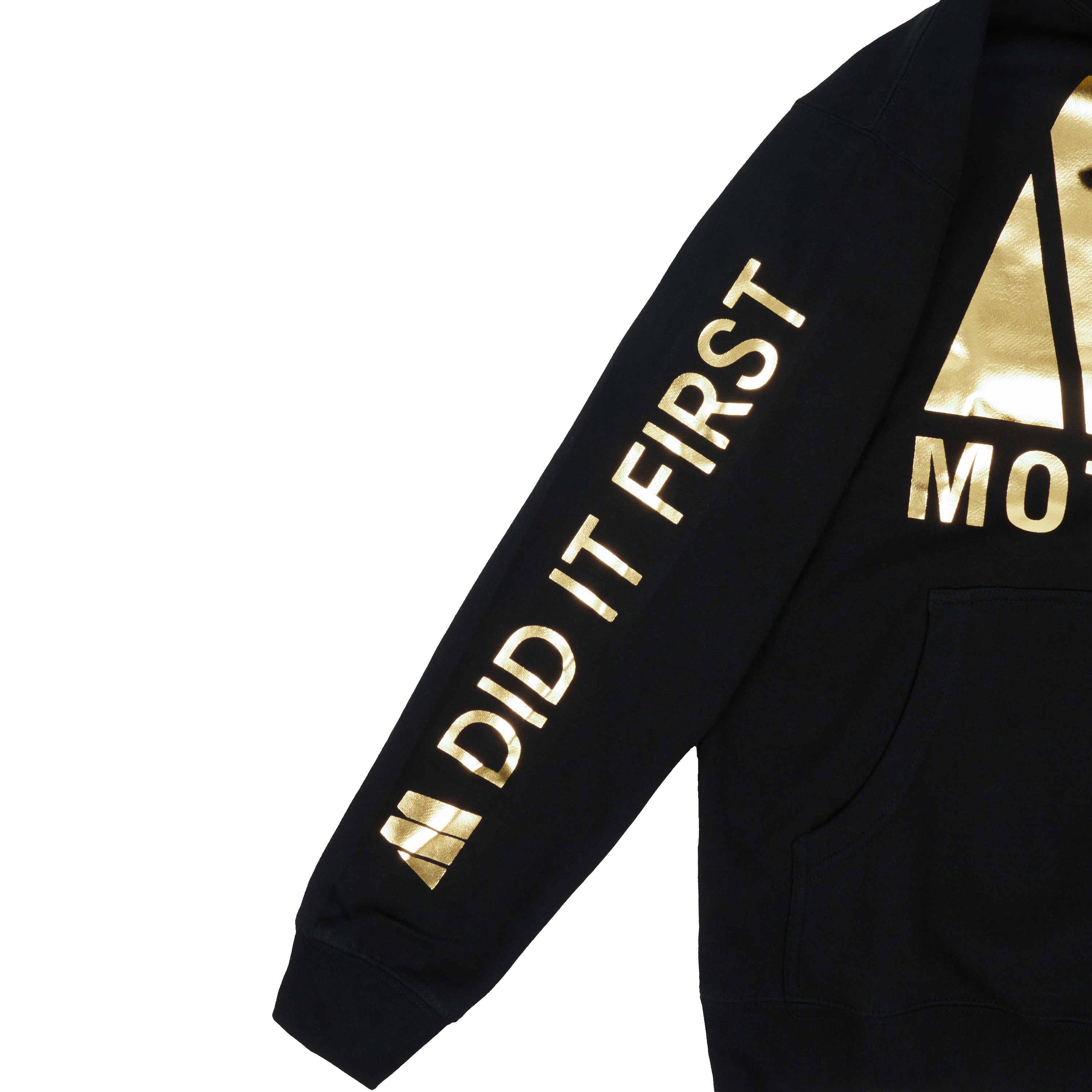 Motown Gold Foil Hoodie Sleeve