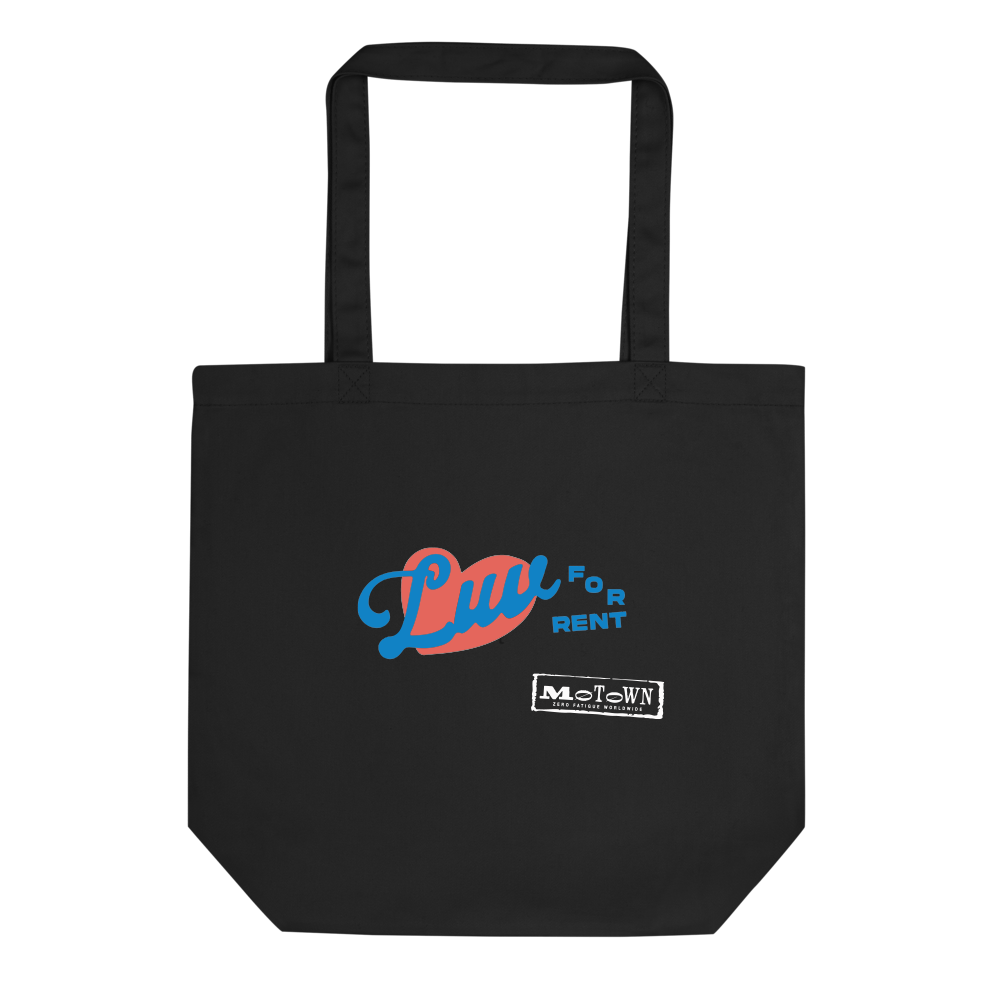 Black "Luv 4 Rent" Tote Bag