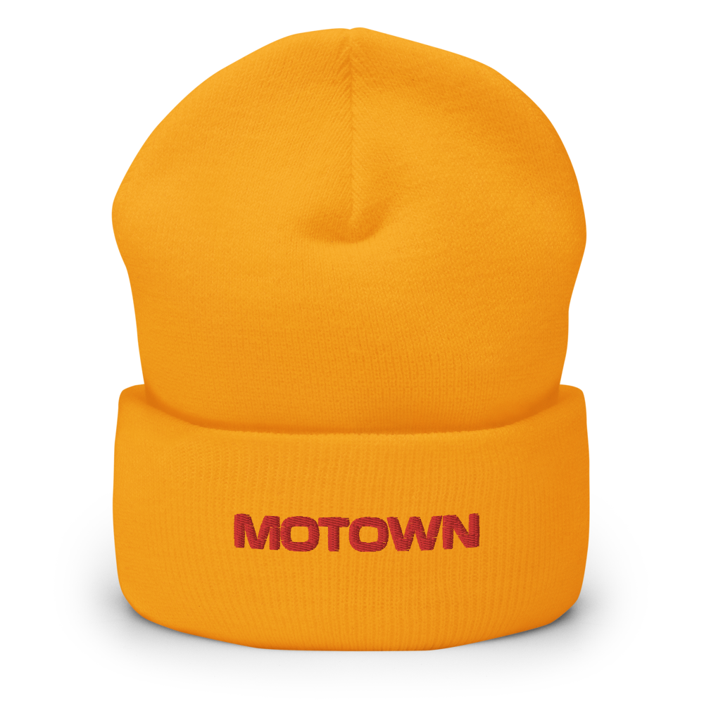 Gold Motown Beanie