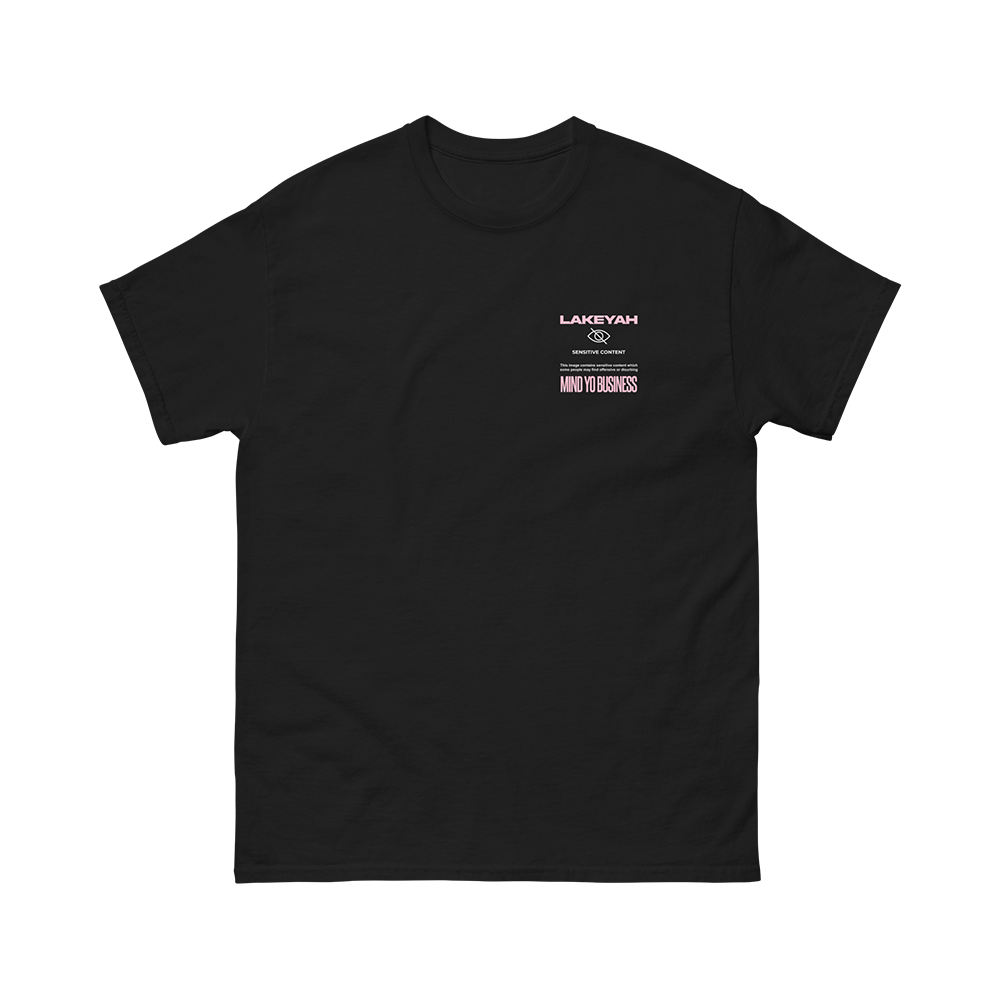 "Sensitive Content" Tee Front