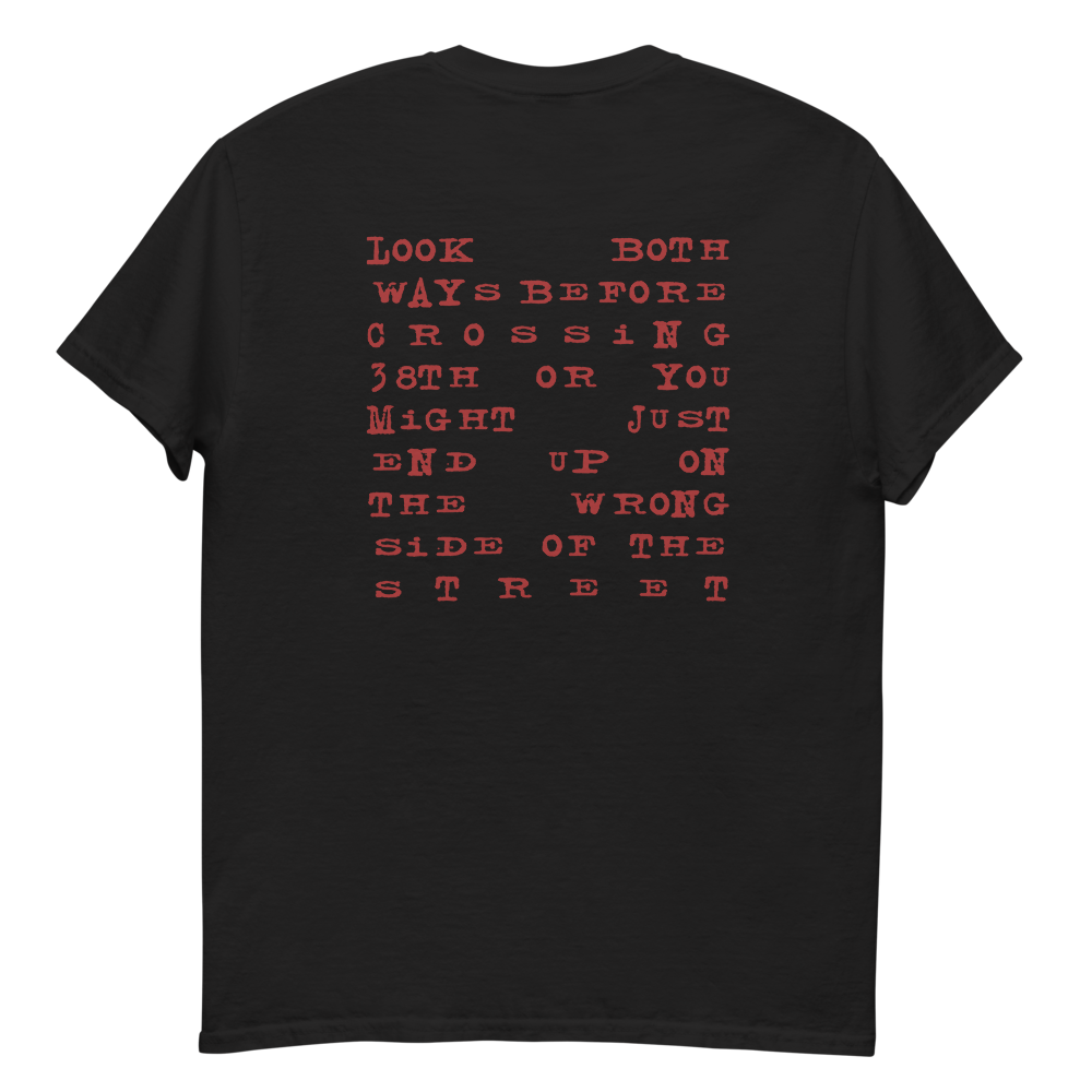 Black Look Both Ways Tee Back