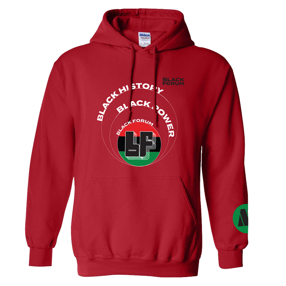 Black History Month Red Hoodie