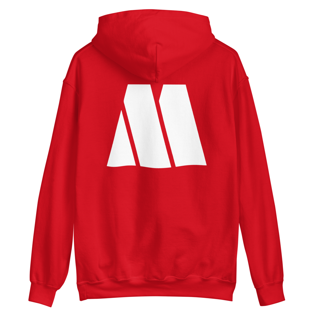 Red Motown Logo Hoodie-Back
