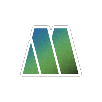 Teal Motown Logo Sticker