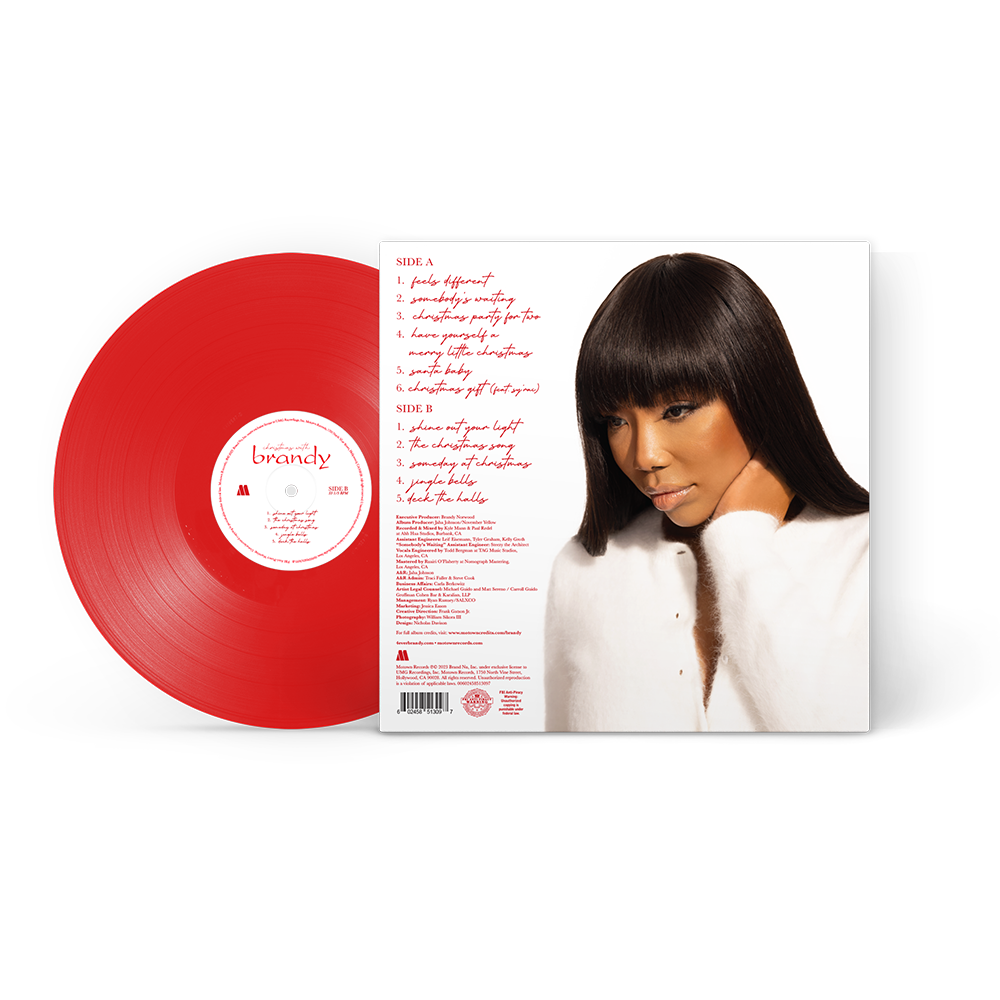 Christmas With Brandy - Vinyl Back