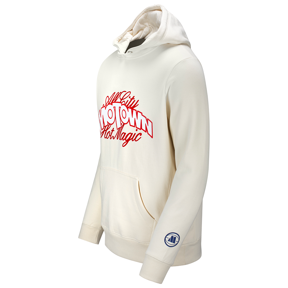 Pistons x Motown All City Hot Magic Cream Hoodie Side