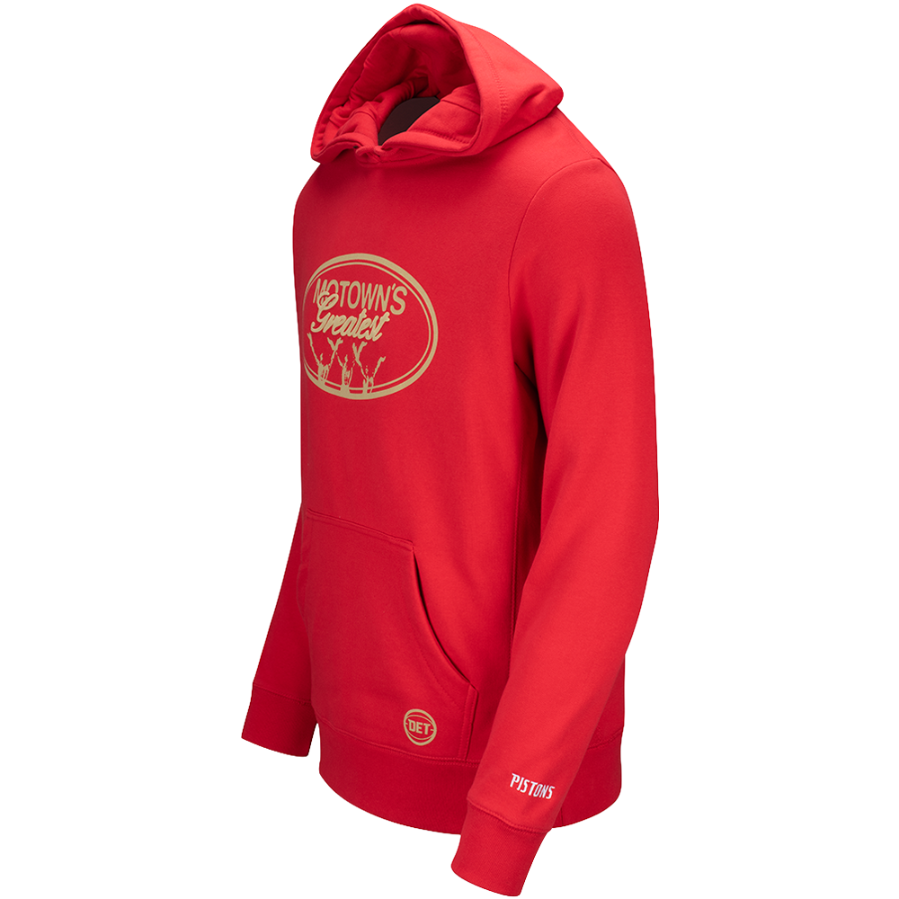 Pistons x Motown’s Greatest Red Hoodie Side