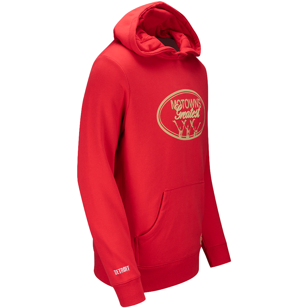 Pistons x Motown’s Greatest Red Hoodie Side