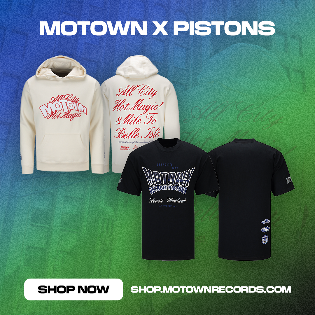 Detroit Pistons Collaborate With Motown Records for Merch