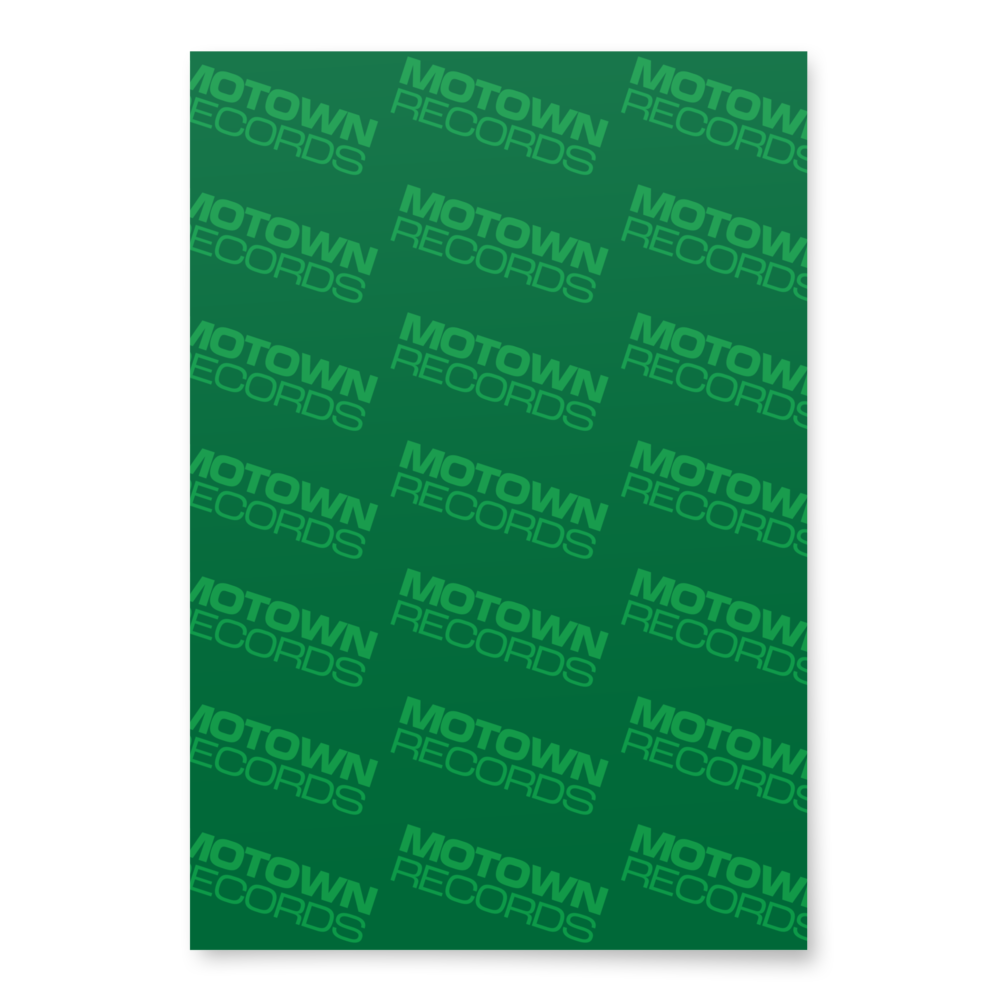 Motown Records Green Wrapping Paper motown-records-green-wrapping-paper