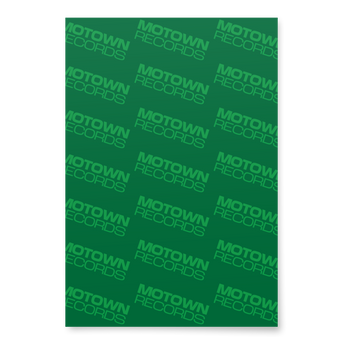 Motown Records Green Wrapping Paper