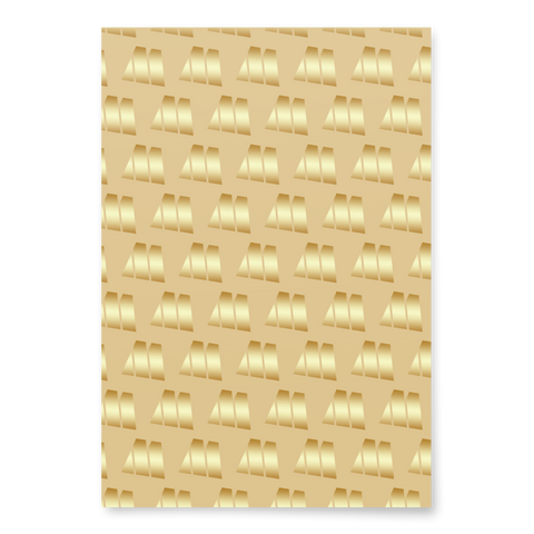 Gold Logo Wrapping Paper