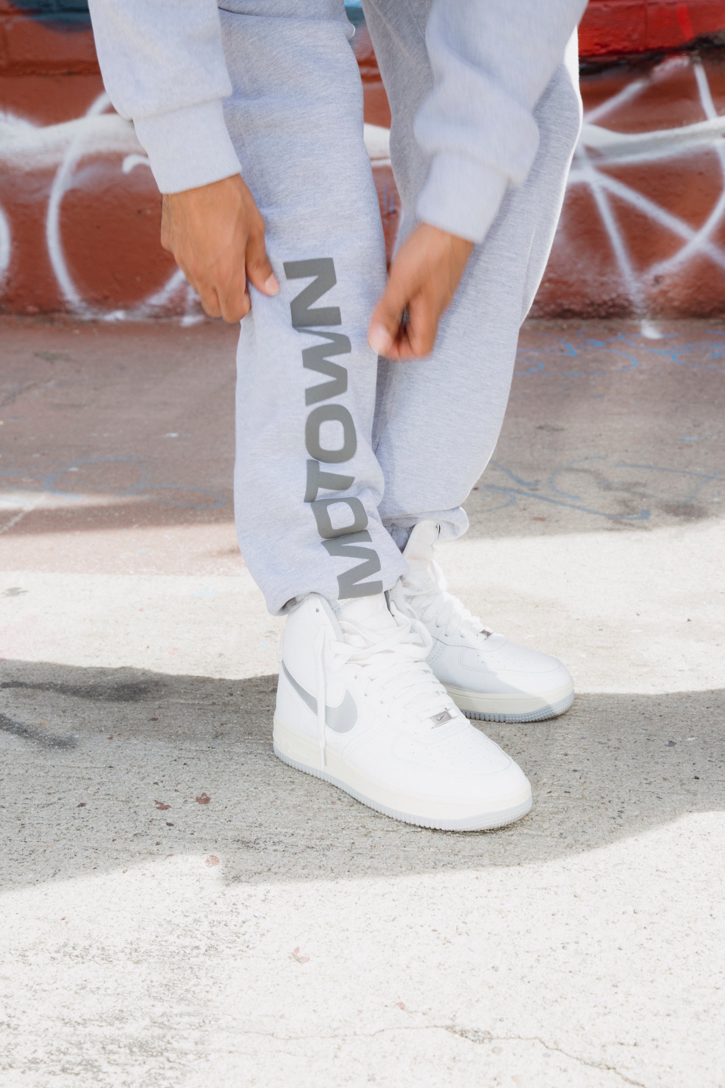 Grey Motown Essentials Sweatpants - Motown Records