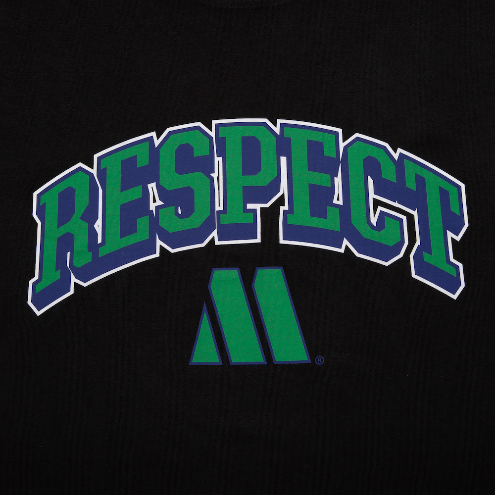 Black "Respect" Tee logo