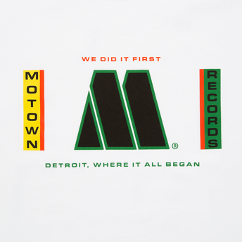 White "We Did It First" Tee Back