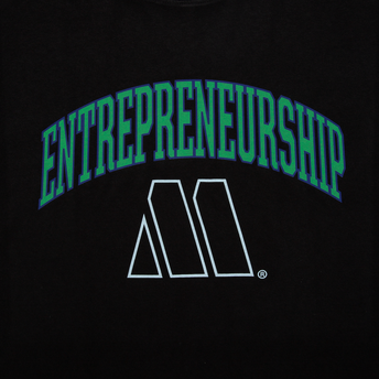 Black "Entrepreneurship" Tee Back