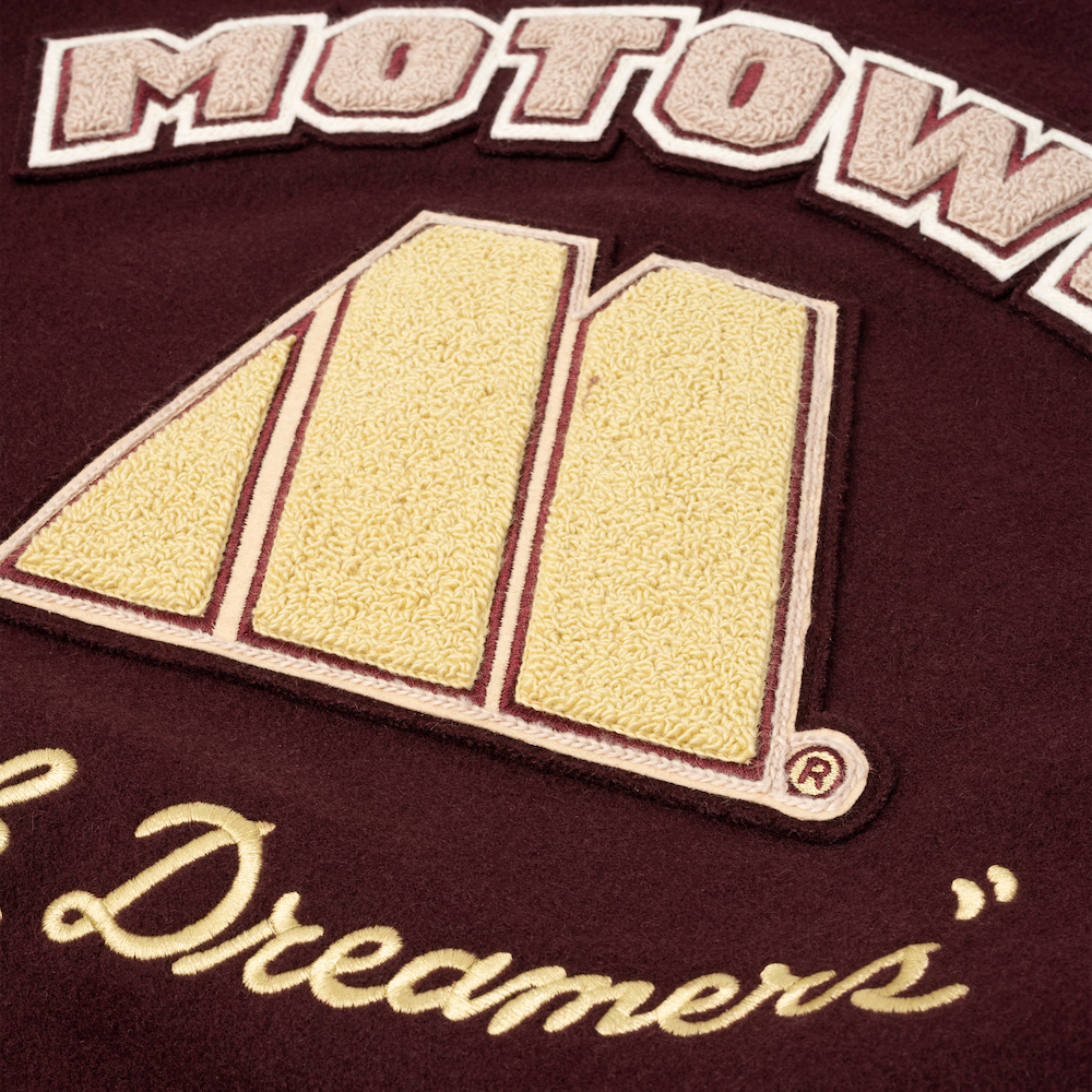 Motown Varsity Jacket Logo Back