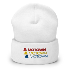 Classic White Motown Beanie