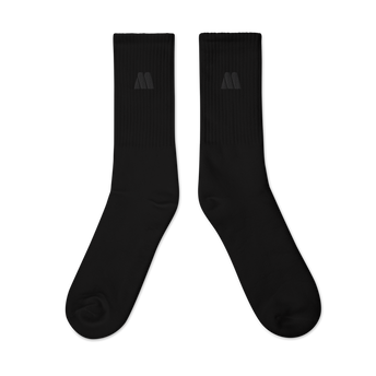 Black Motown Logo Socks
