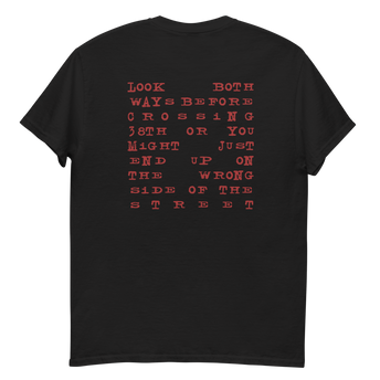 Black Look Both Ways Tee Back