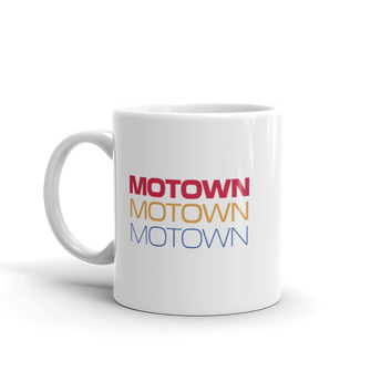 Classic White Motown Mug